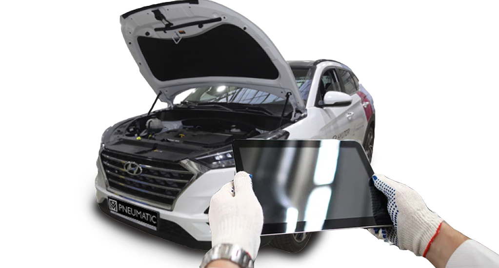 Complete your vehicle inspection at the touch of your hand